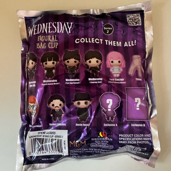 Wednesday Figural Bag Clip, Enid Sinclair - Picture 6 of 6